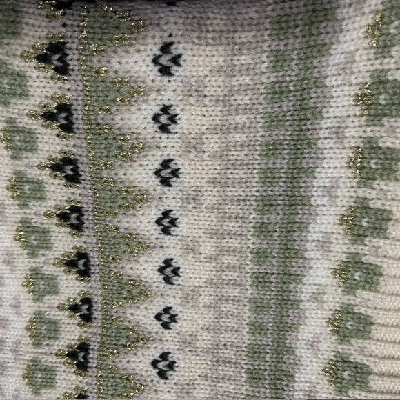 NWT Nine West Fair Isle Knit Infinity Scarf Women's - Picture 3 of 6